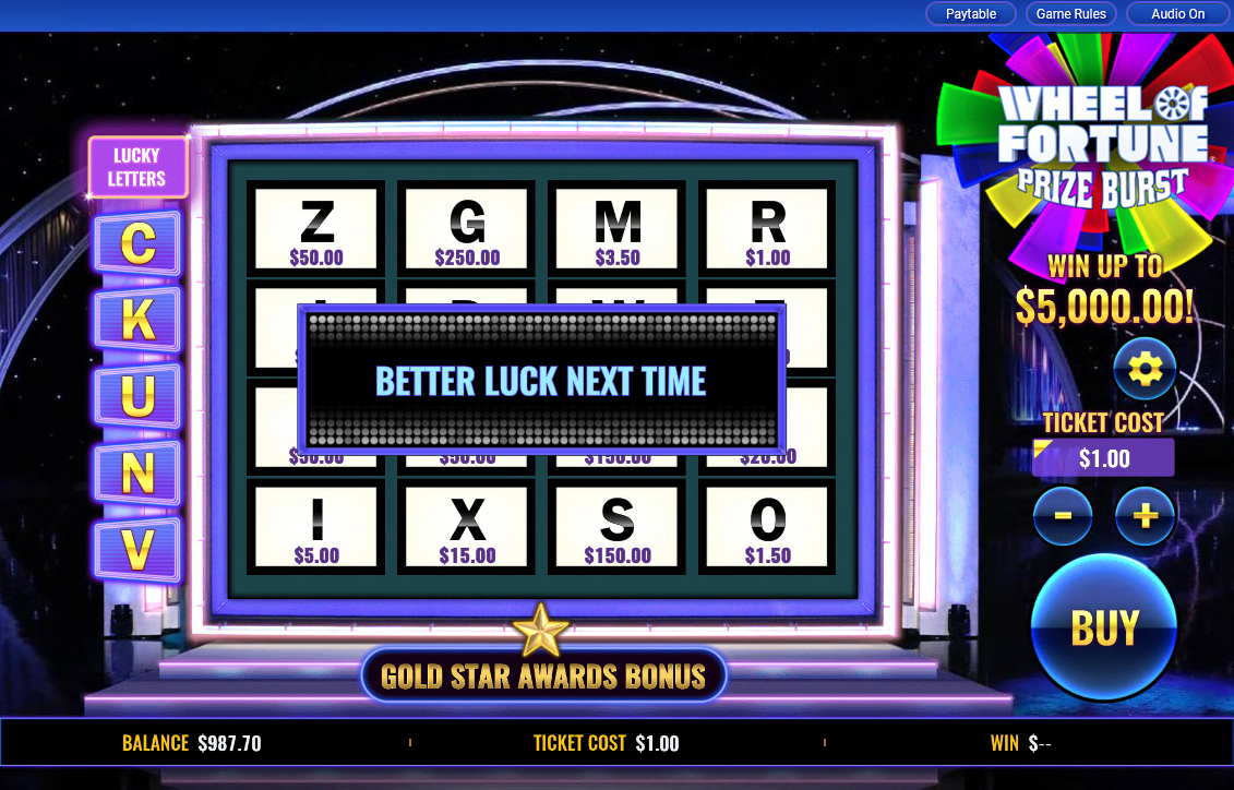 Wheel of Fortune Prize Burst carousel image 4