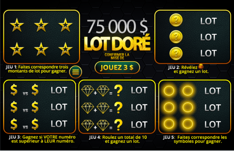 Lot Doré 75 000 $ carousel image 0