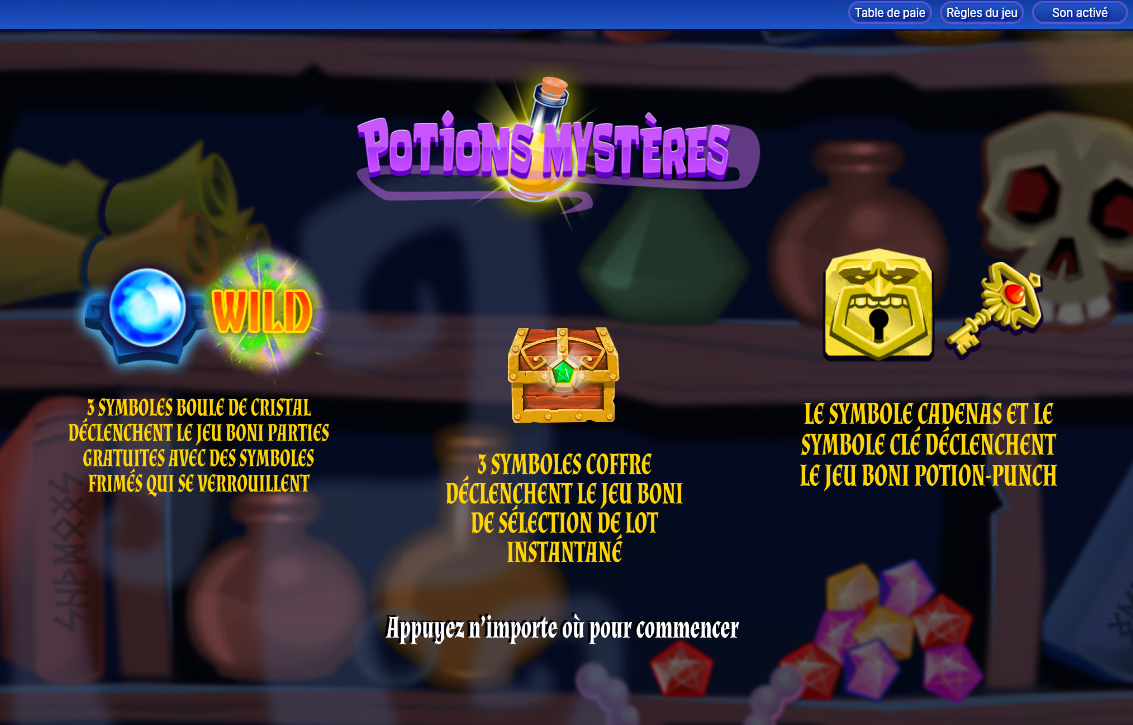 Potions Mystères carousel image 0