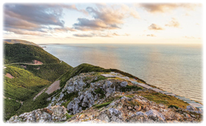 Photo of Atlantic coastline.