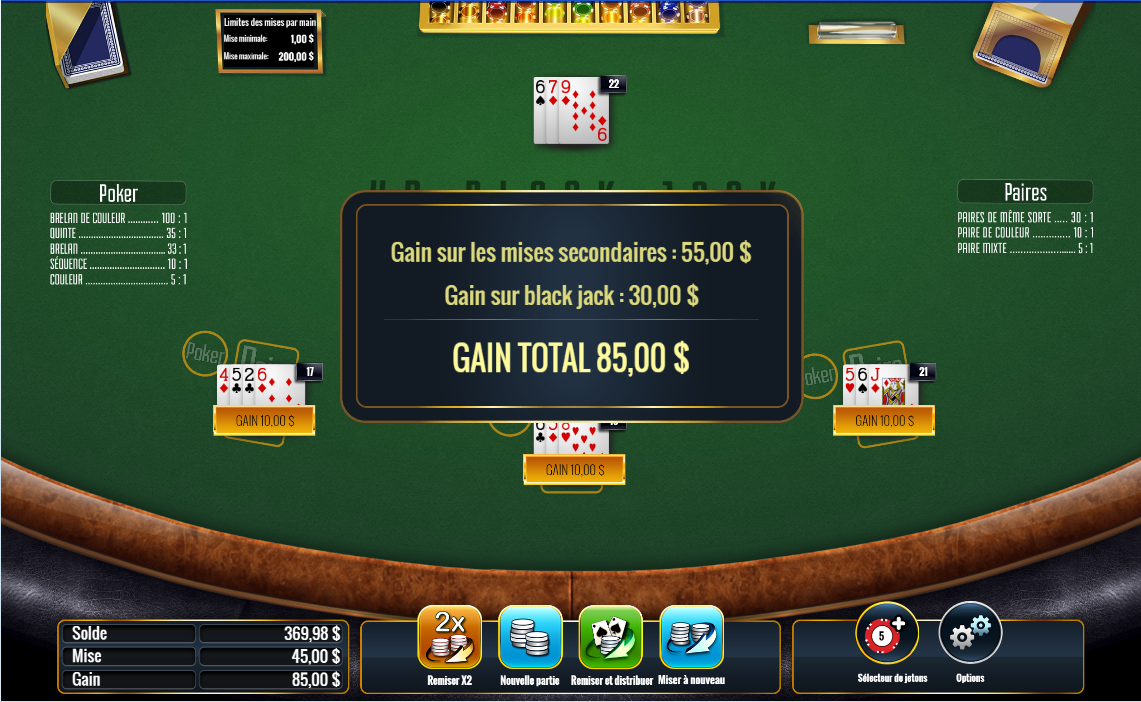 Blackjack Poker & Pairs Surrender carousel image 4