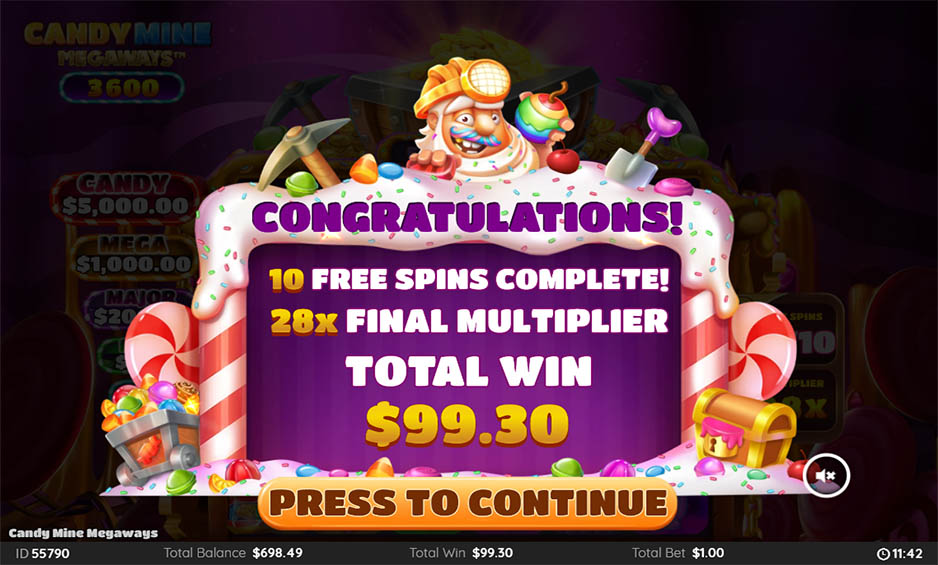 Candy Mine Megaways carousel image 5