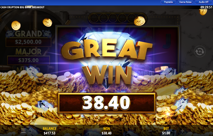 Cash Eruption Big Bank Breakout carousel image 1