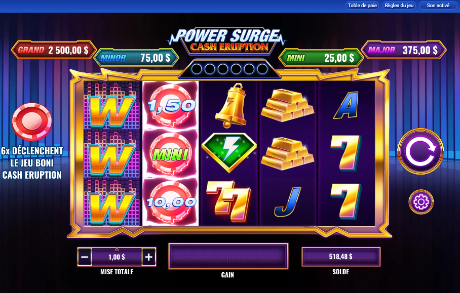 Cash Eruption Power Surge carousel image 0