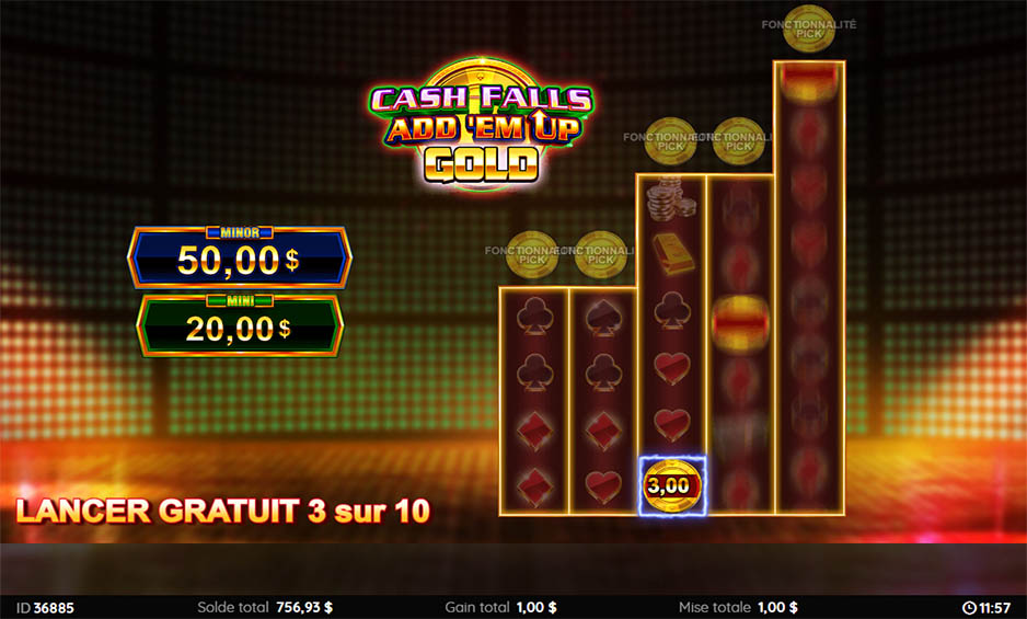 Cash Falls Add Em Up Gold carousel image 5