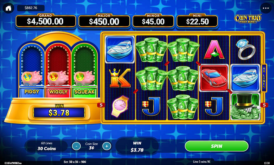 Coin Trio Piggy Burst carousel image 1