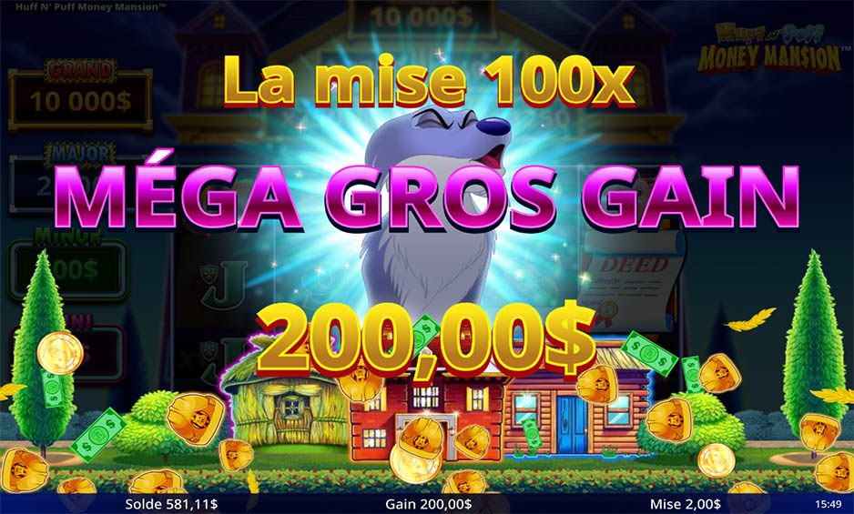 Huff N Puff Money Mansion carousel image 2