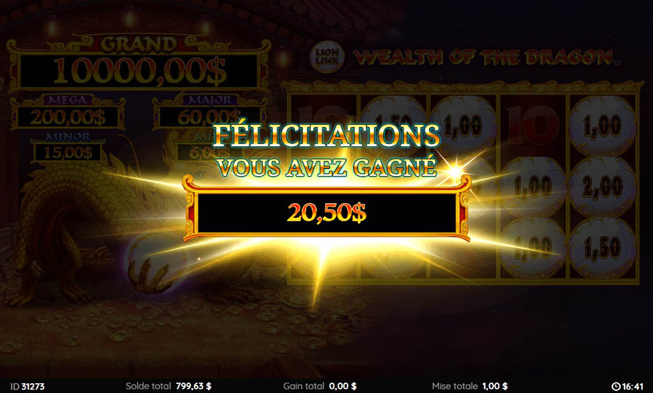 Lion Link Wealth of the Dragon carousel image 5