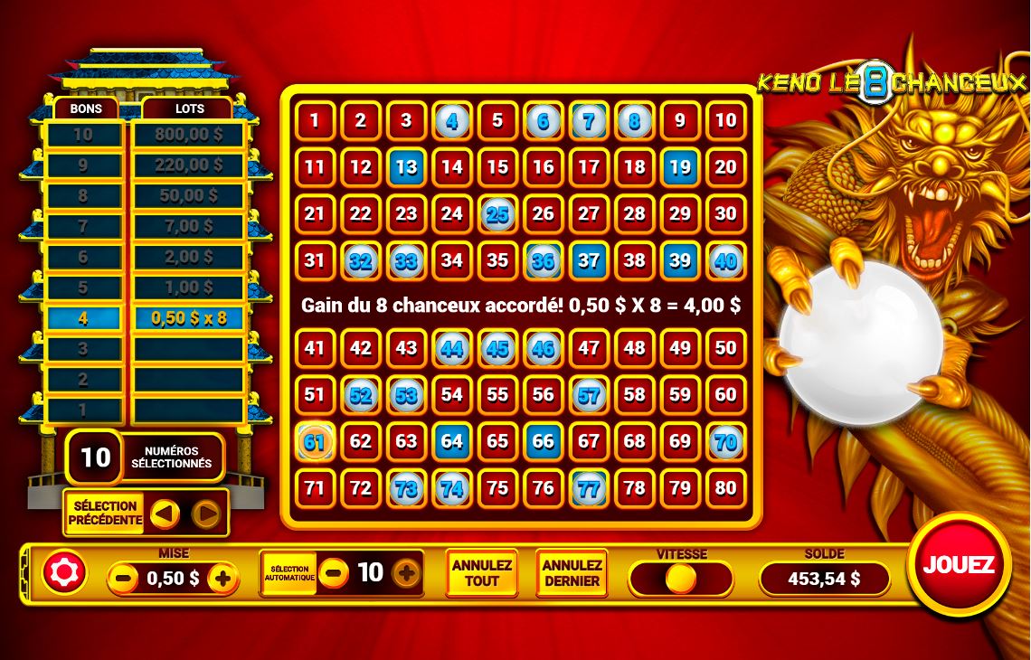 Lucky 8 Keno carousel image 2