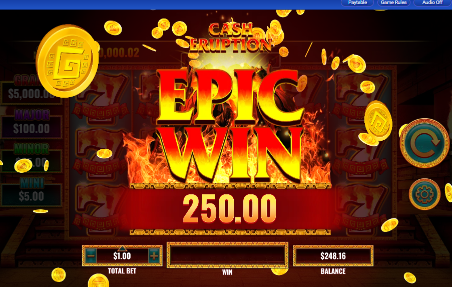 MegaJackpots Cash Eruption carousel image 2