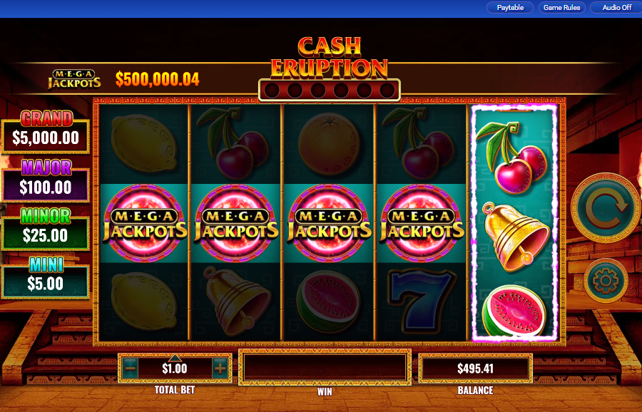 MegaJackpots Cash Eruption carousel image 6