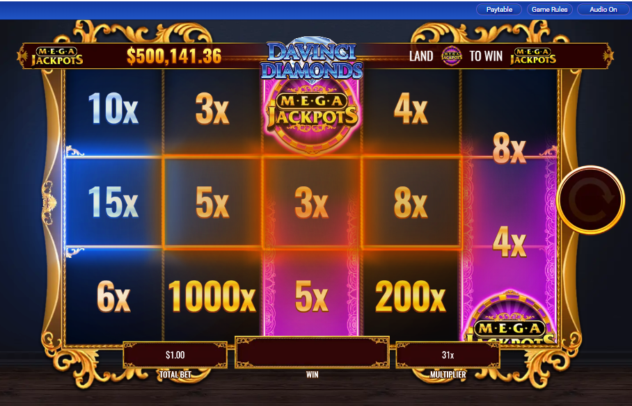 MegaJackpots Da Vinci Diamonds carousel image 4