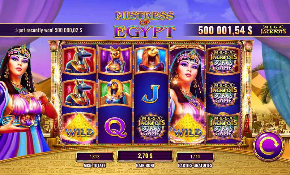 MegaJackpots Mistress of Egypt carousel image 2