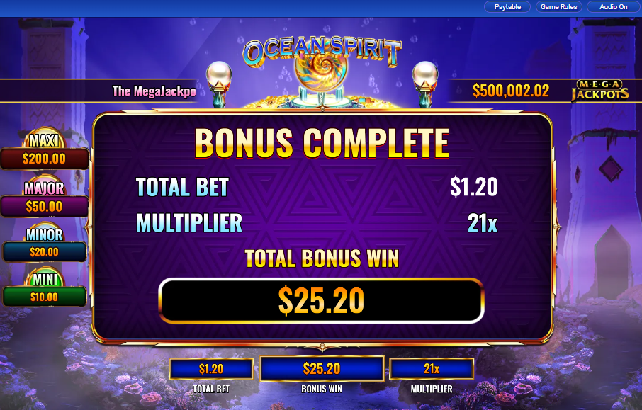 MegaJackpots Ocean Spirit carousel image 5