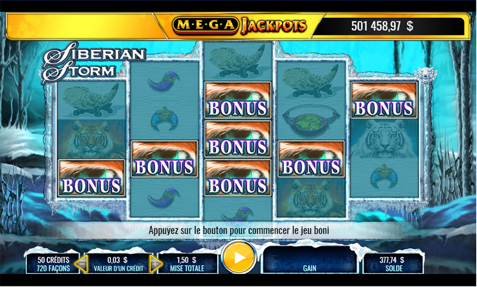 Megajackpots Siberian Storm carousel image 2