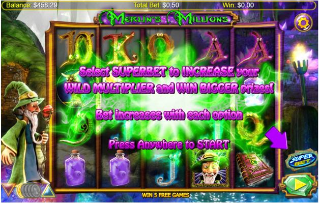 Merlin's Millions Superbet carousel image 0