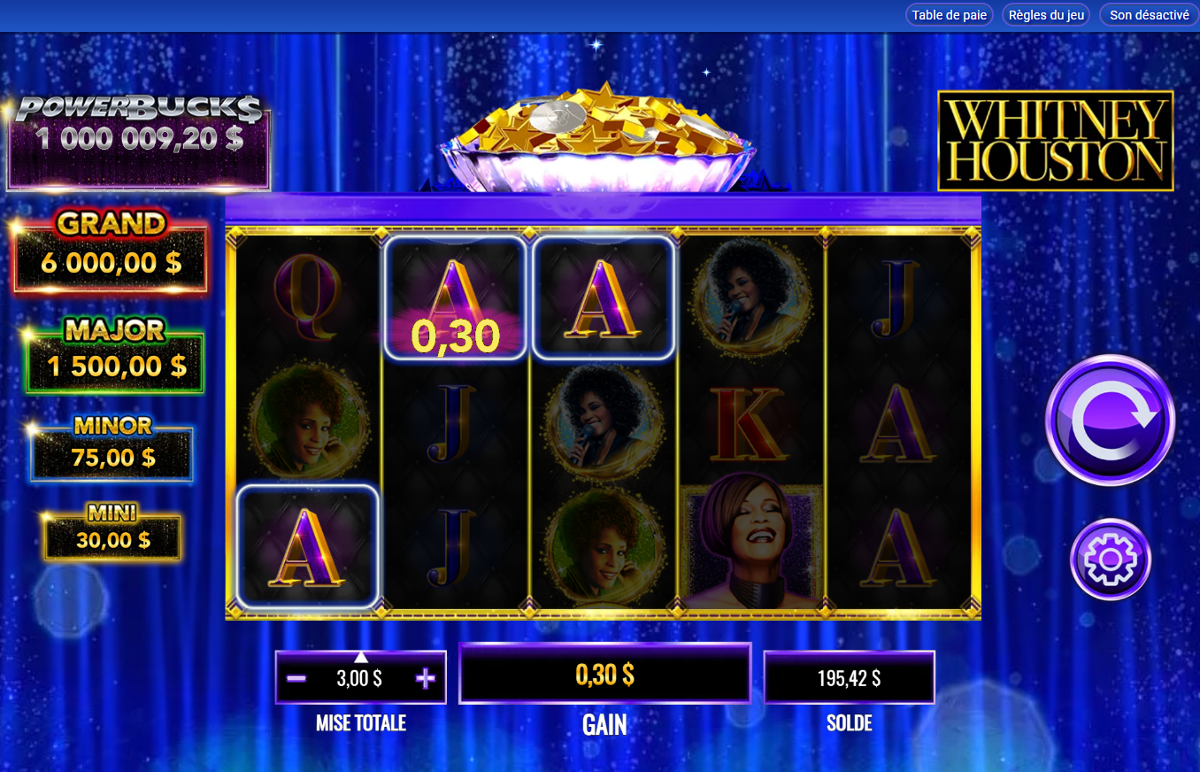 Powerbuck$ Whitney Houston carousel image 1