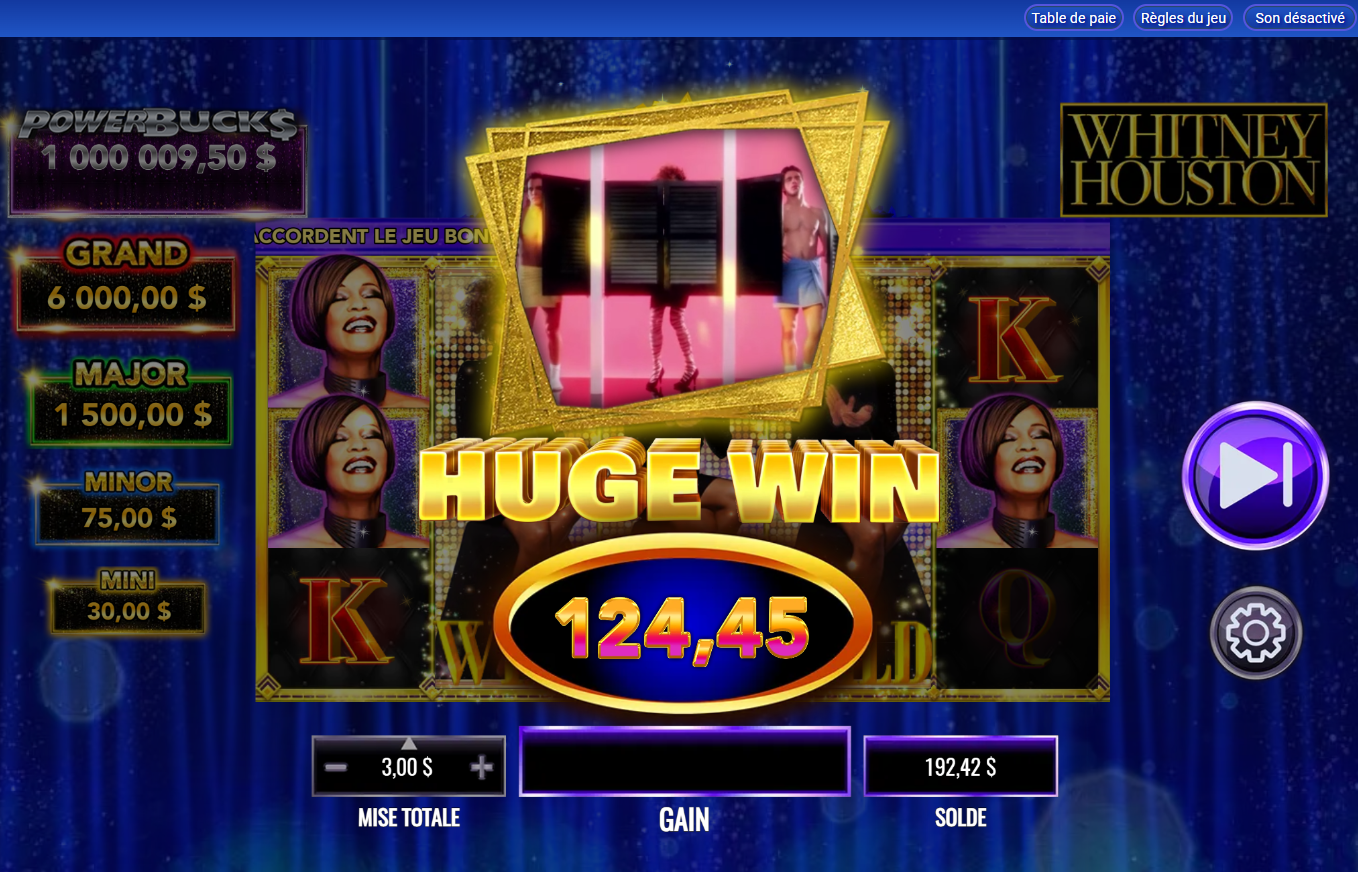 Powerbuck$ Whitney Houston carousel image 2