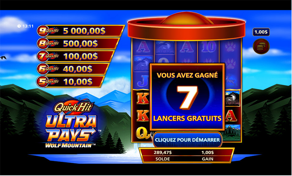 Quick Hit Ultra Pays Wolf Mountain carousel image 4