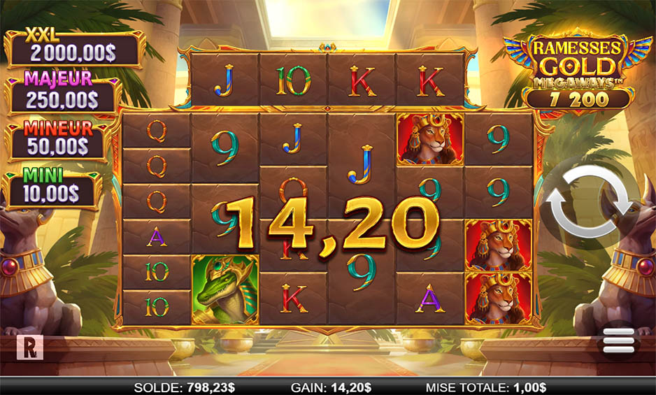 Ramesses Gold Megaways carousel image 1