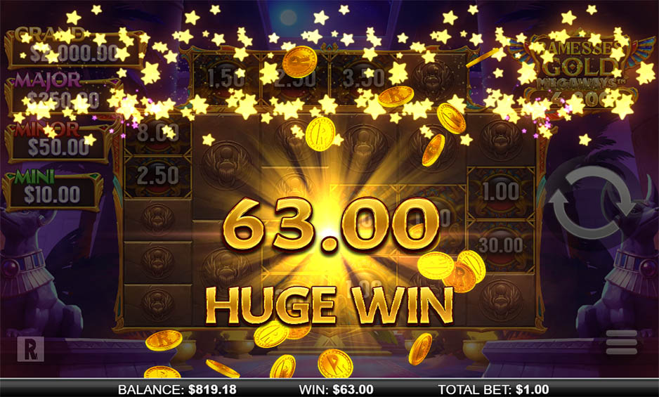 Ramesses Gold Megaways carousel image 2