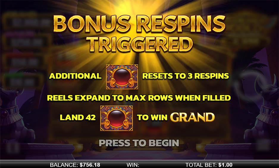 Ramesses Gold Megaways carousel image 3