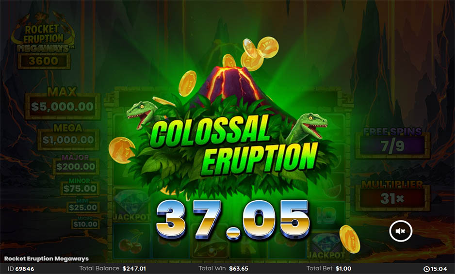 Rocket Eruption Megaways carousel image 2
