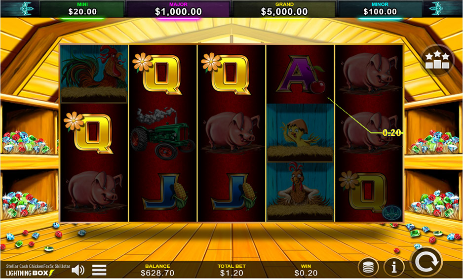 Stellar Cash Chicken Fox 5x Skillstar carousel image 1