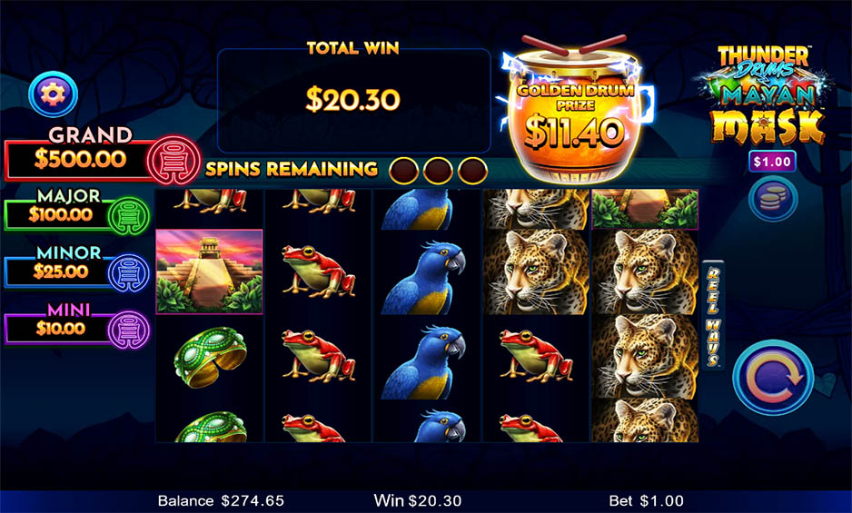 Thunder Drums Mayan Mask carousel image 5