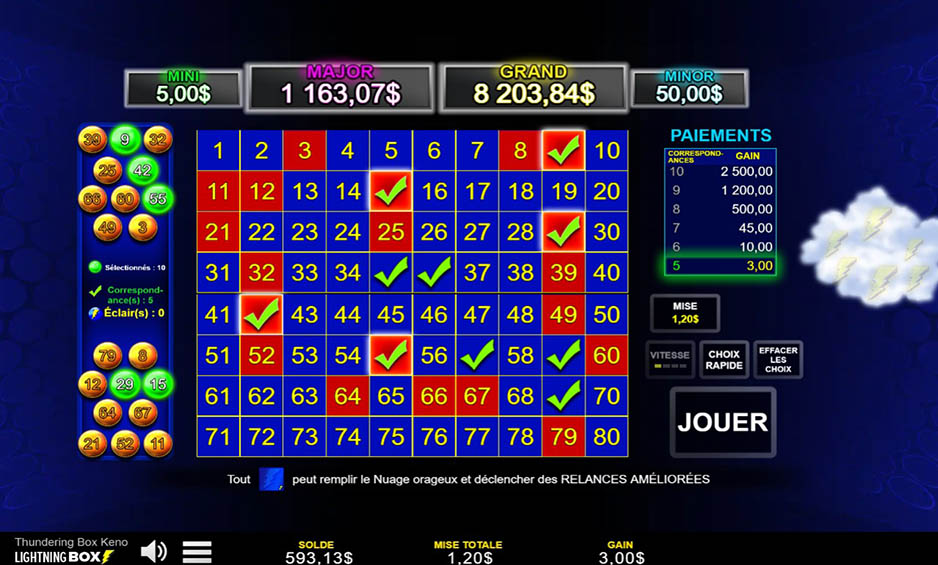 Thundering Box Keno carousel image 2