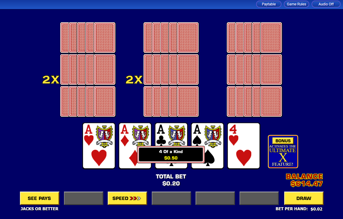 Ultimate X Poker Ten Play carousel image 4