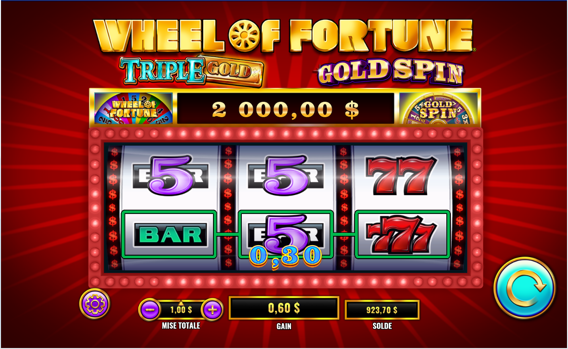 WOF Triple Gold Gold Spin carousel image 1